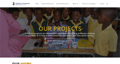 Desktop Screenshot of childrensmovement.org.za